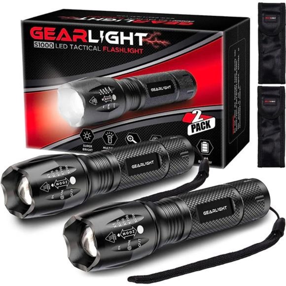2pack LED Flashlights High Lumens-Mini Flashlights forCamping,Hiking,Dog Walking - Picture 1 of 6